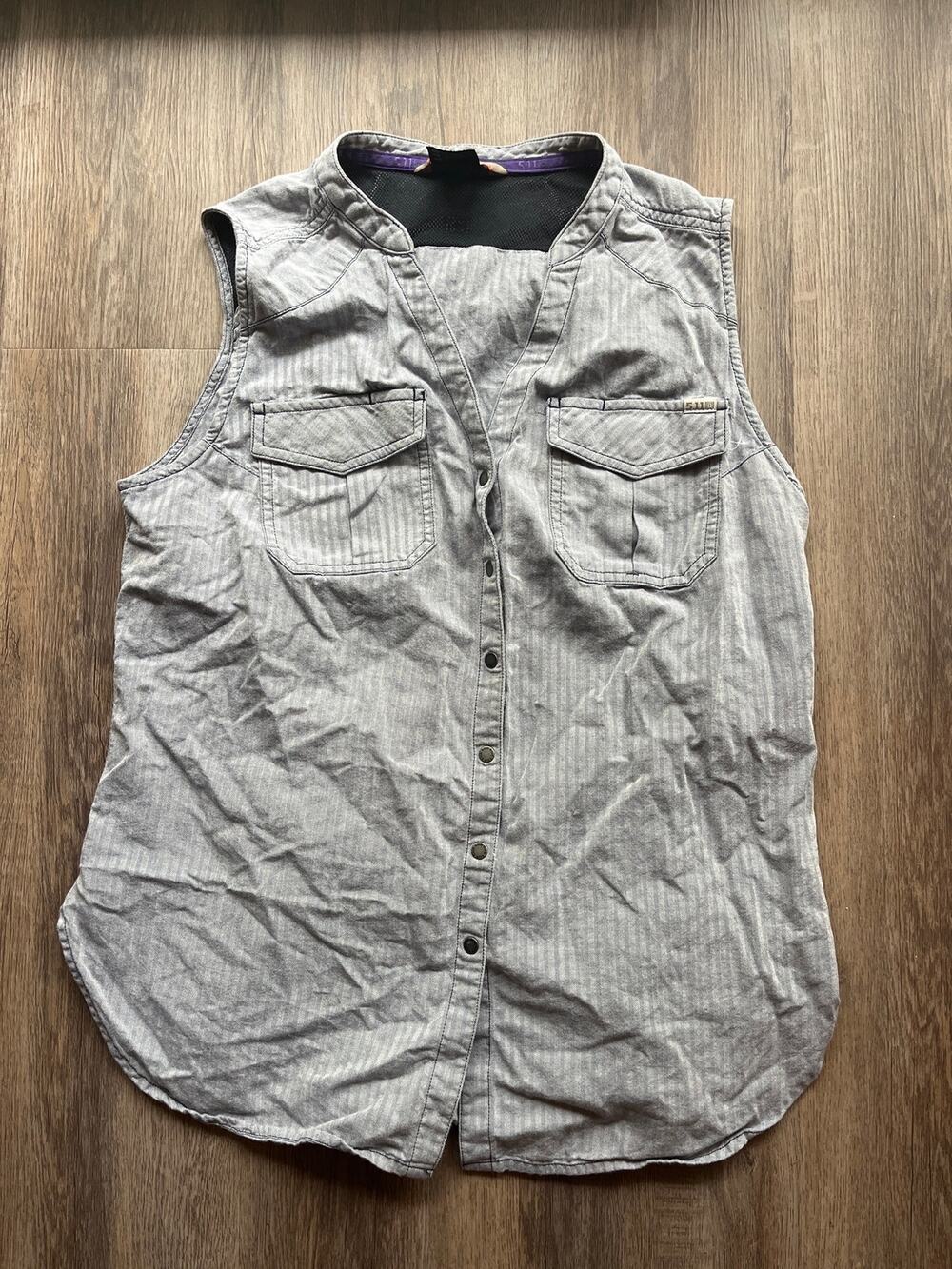 5.11 Tactical Lightweight Meadow Womens Herringbone Medium Sleeveless Tank